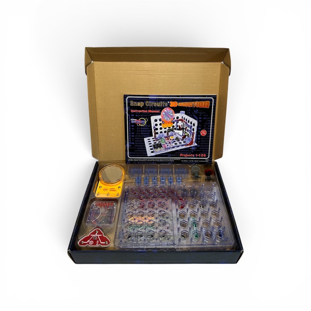 Elenco Snap Circuits 3D Illumination Kids Multicolor Excellent Condition SC-3Di